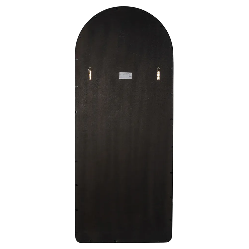 Diane Full Length Arch Floor Mirror - Gold, Metal