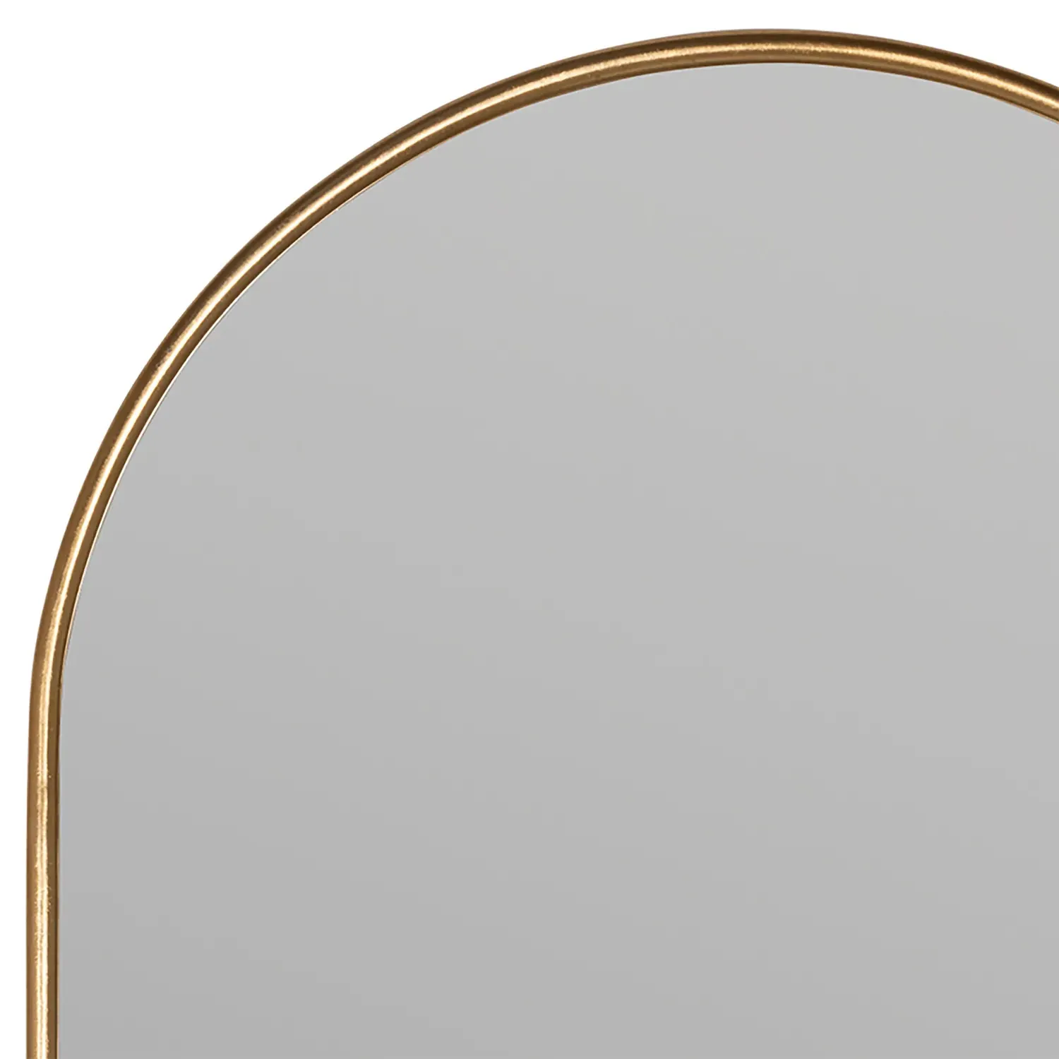 Diane Full Length Arch Floor Mirror - Gold, Metal