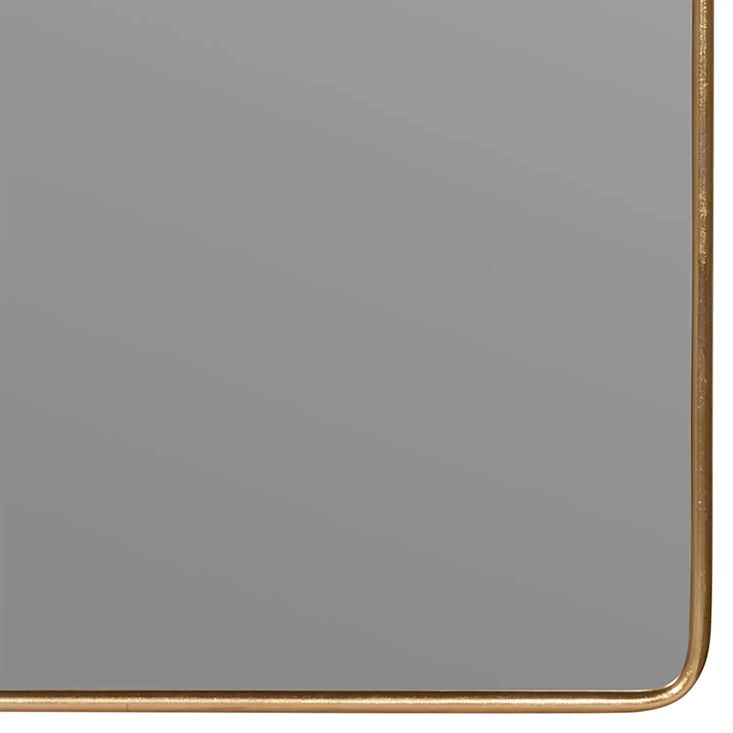 Diane Full Length Arch Floor Mirror - Gold, Metal