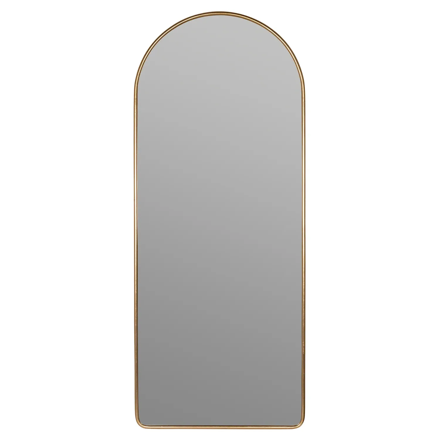 Diane Full Length Arch Floor Mirror - Gold, Metal