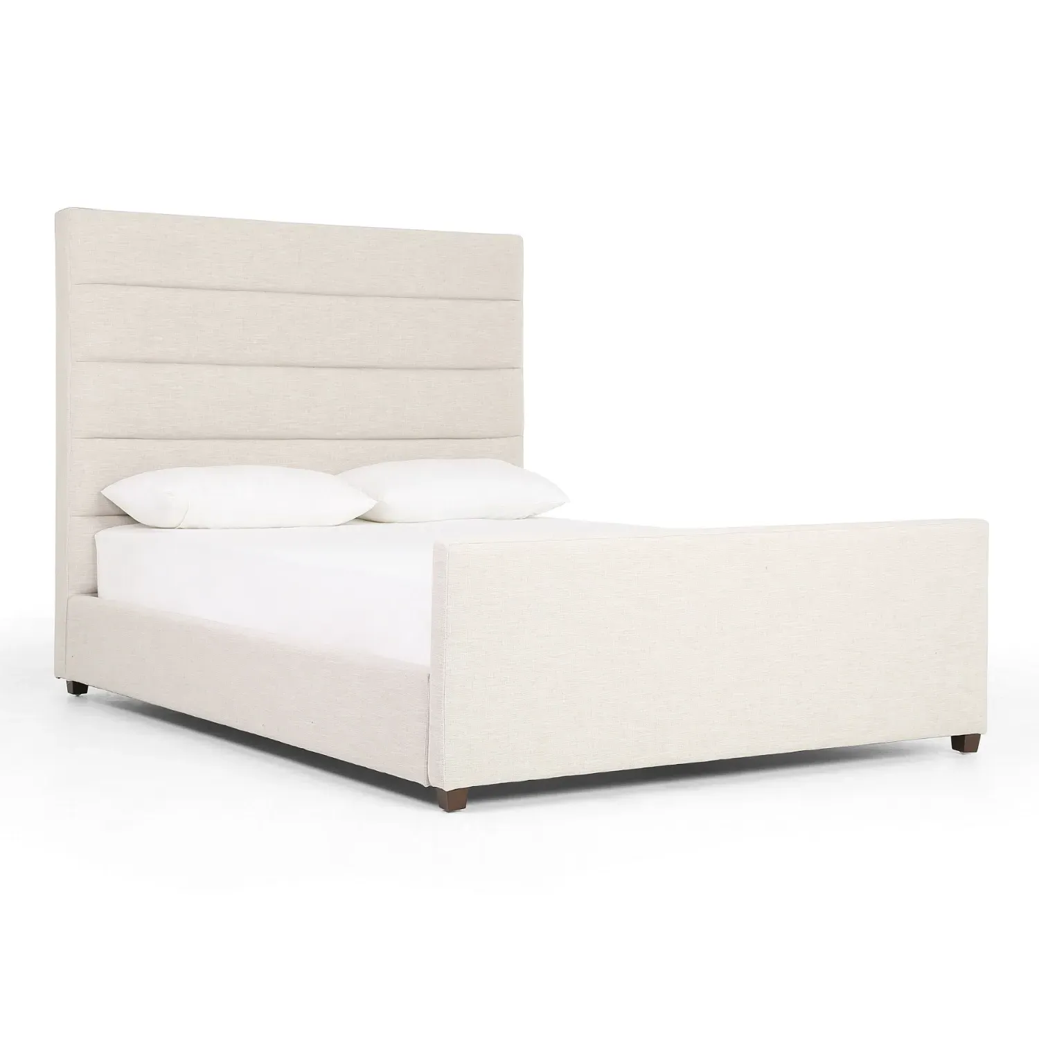 Dianne King Size Tufted Platform Bed - Cream