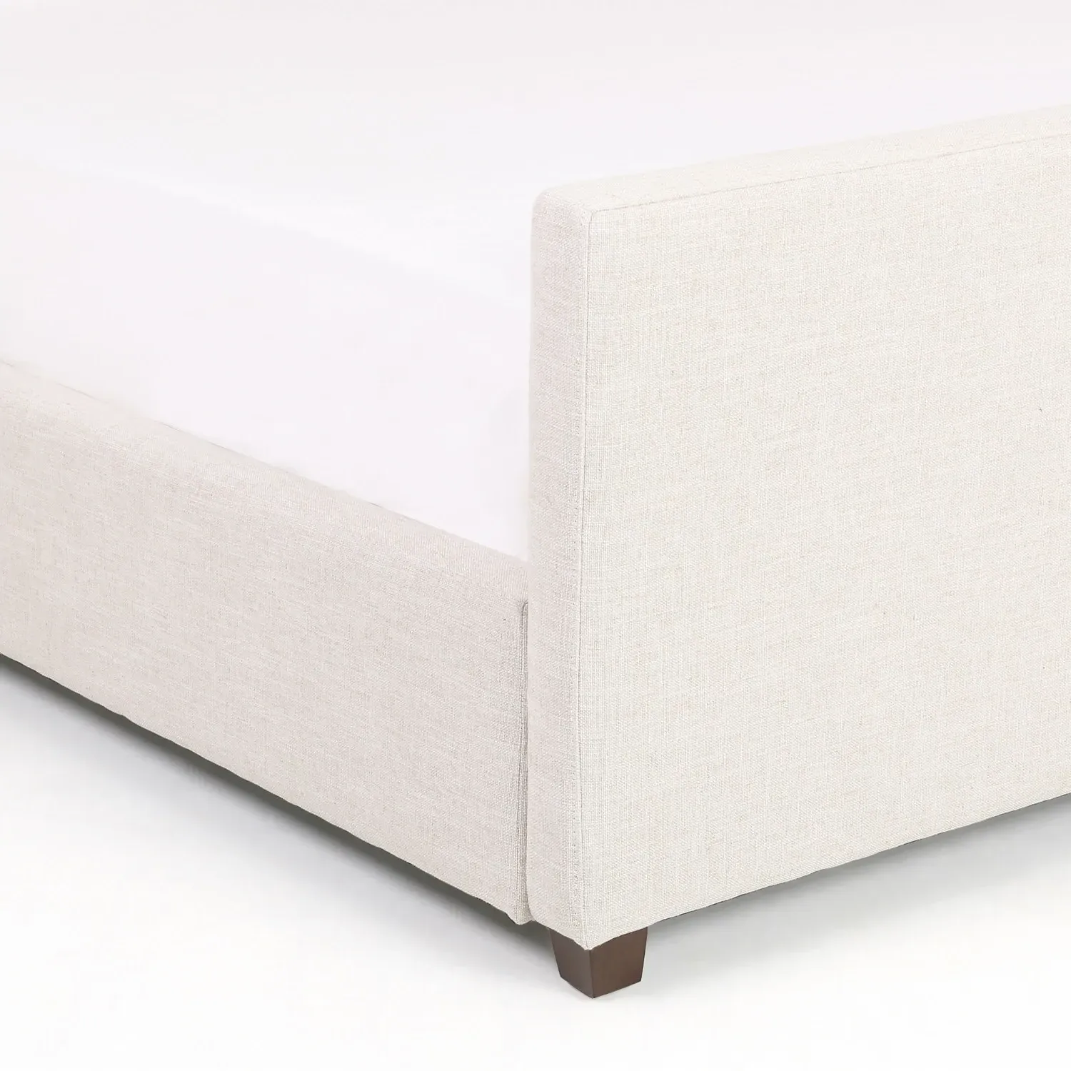 Dianne Queen Size Tufted Platform Bed - Cream