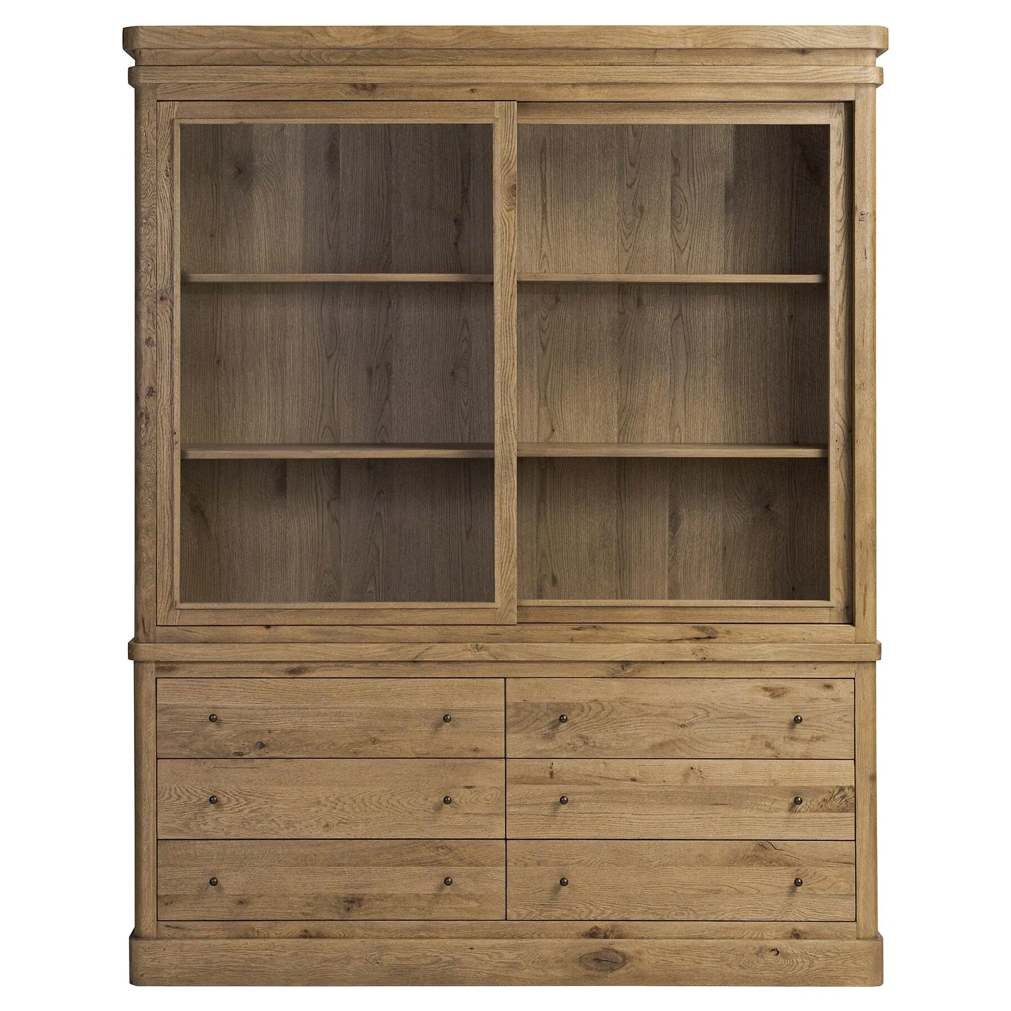 Diego Display Case - Honey Brown, Oak image