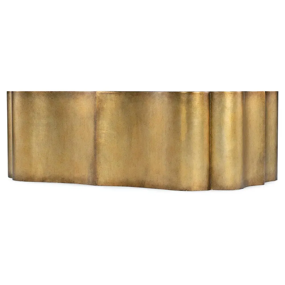 Dillard Freeform Coffee Table - Gold, Wood image