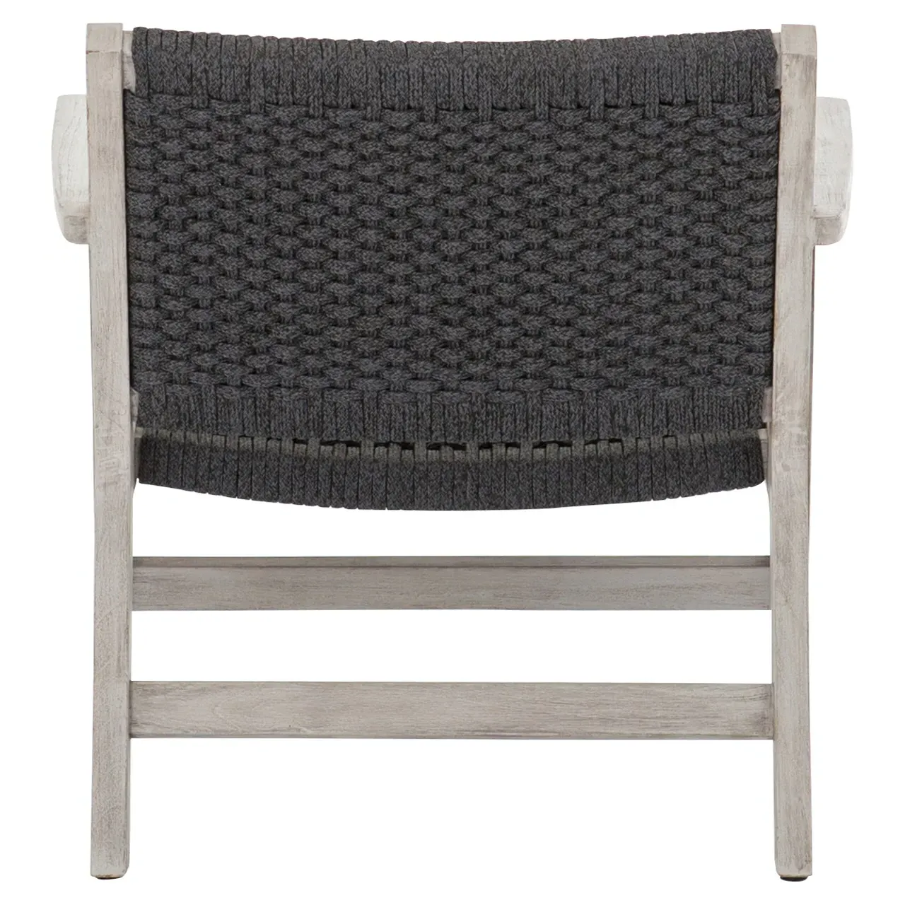 Dion Outdoor Arm Chair - Dark Grey, Teak