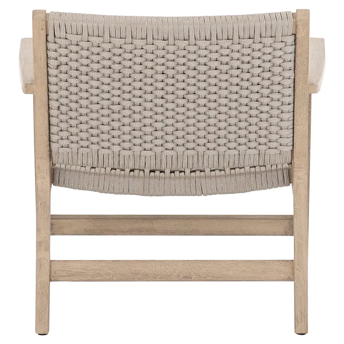 Dion Outdoor Arm Chair - Light Grey, Teak