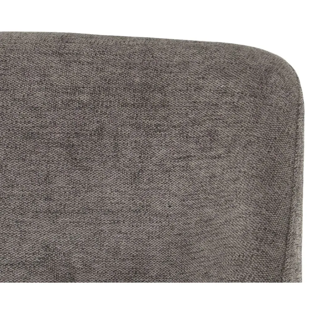 Divi Regency Bar Stool - Sparrow Grey, Gold Steel