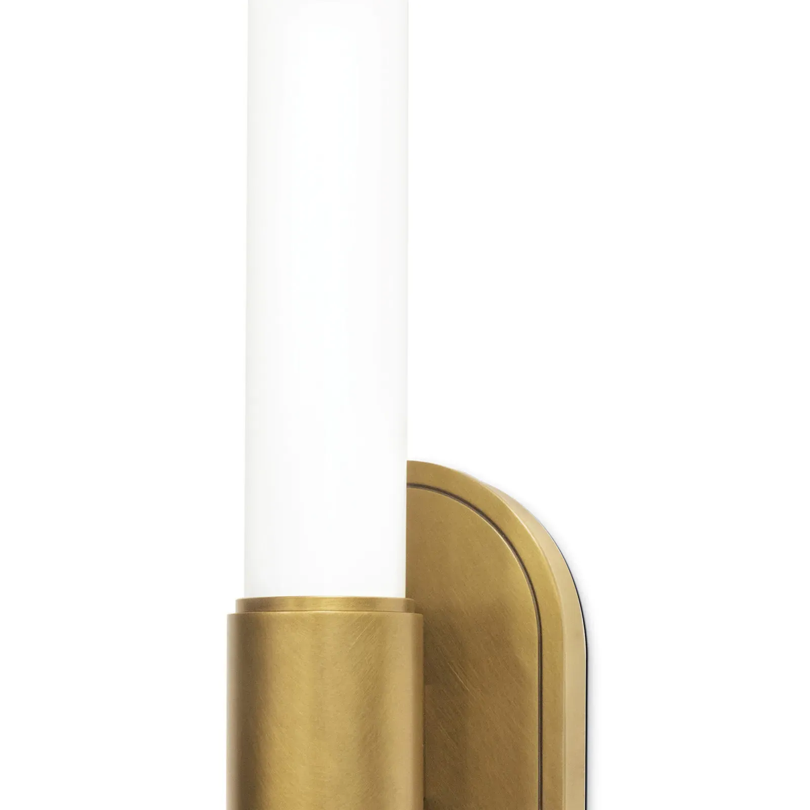 Dixon Flush Mount Sconce - Natural Brass, Steel