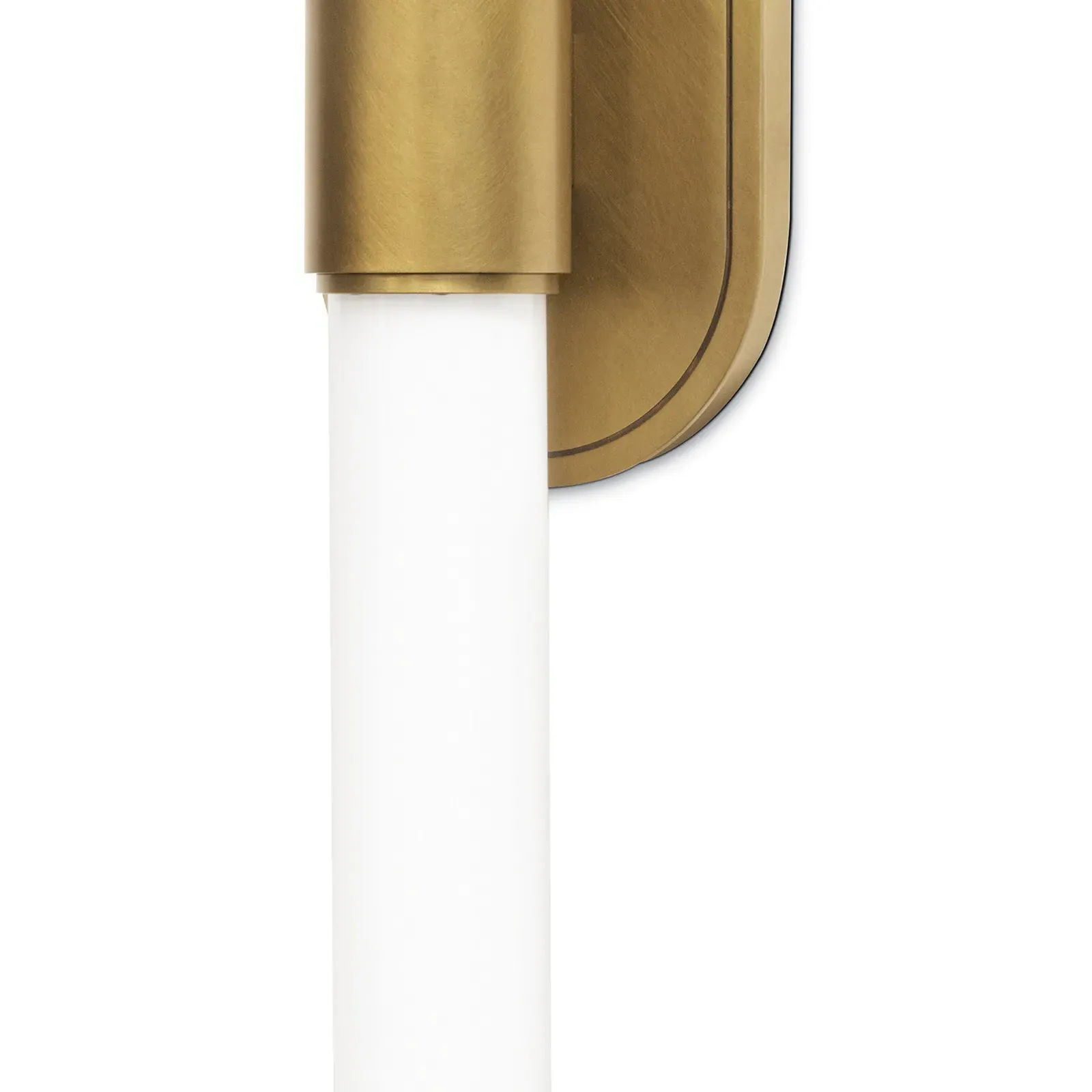Dixon Flush Mount Sconce - Natural Brass, Steel