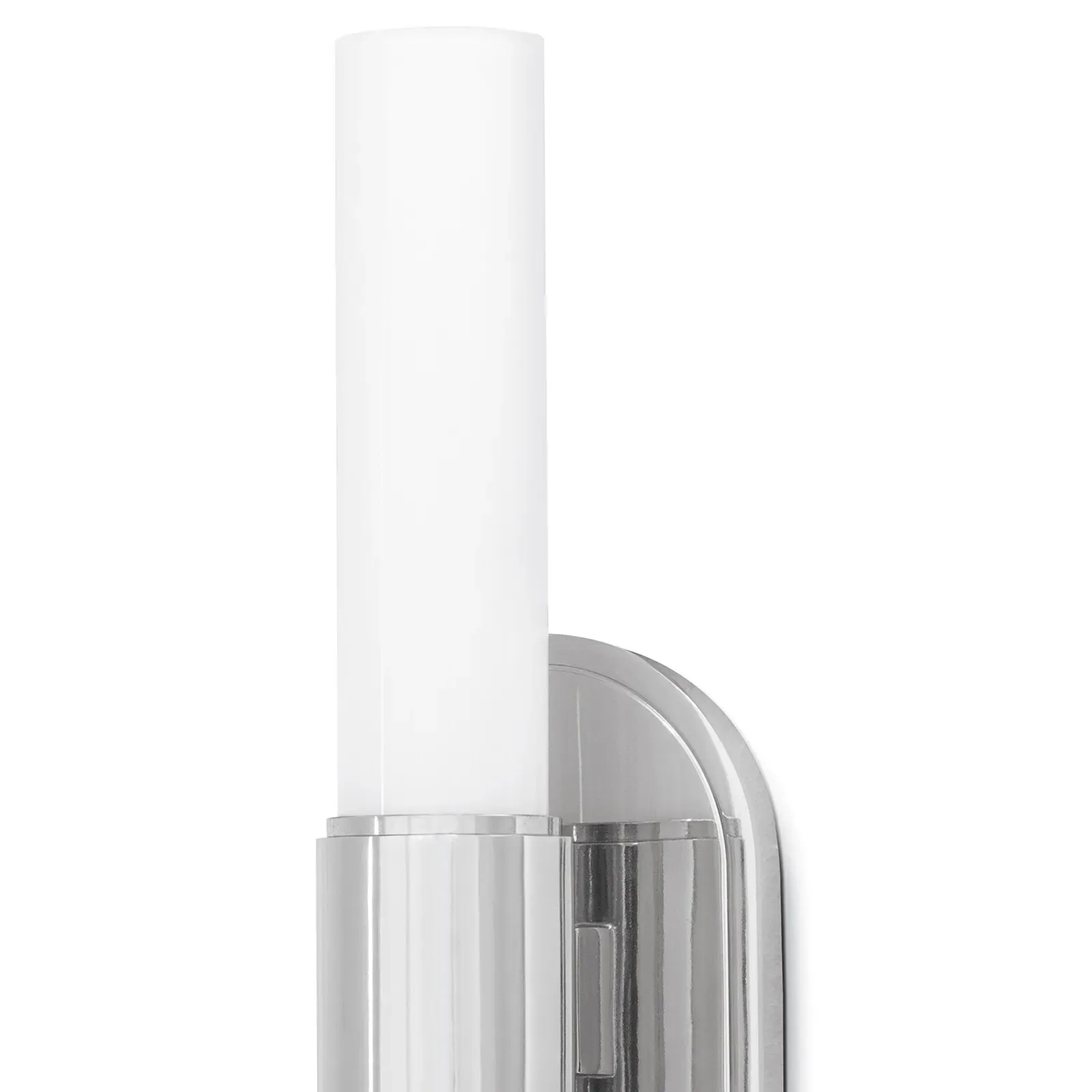 Dixon Flush Mount Sconce - Polished Nickel, Steel