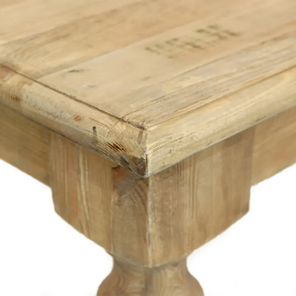 Dolce Rectangular Dining Table - Brown, Reclaimed Pine