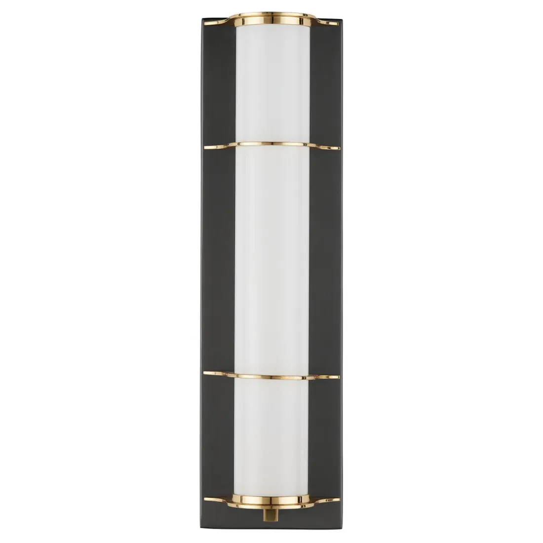 Dominic Bath Wall Sconce - Oil Rubbed Bronze, Glass image