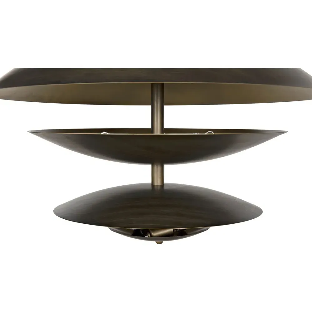 Dora 4 Tier Dome Chandelier - Aged Brass, Steel