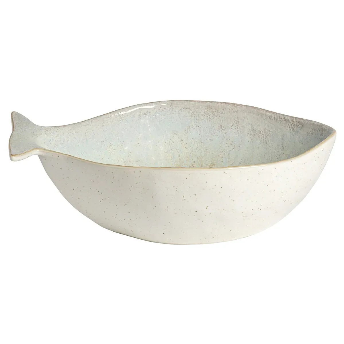 Dori Seabream Serving Bowl - Beige, Stoneware