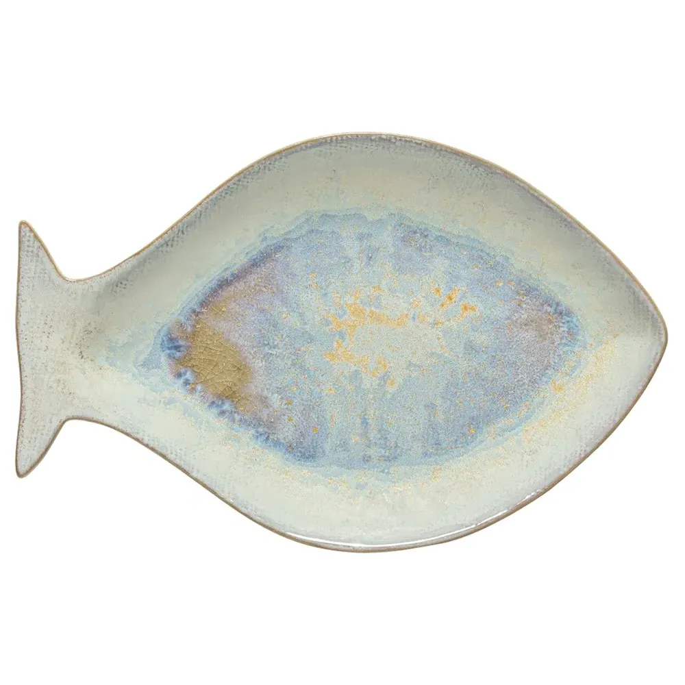 Dori Seabream Serving Platter - Nacar Beige, Stoneware