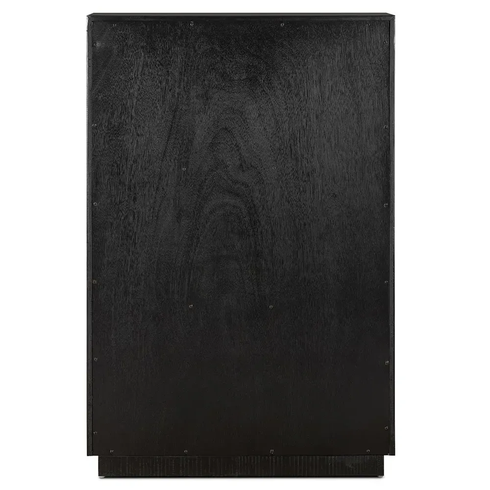 Dorwin 5 Drawer Dresser - Brown, Acacia Wood