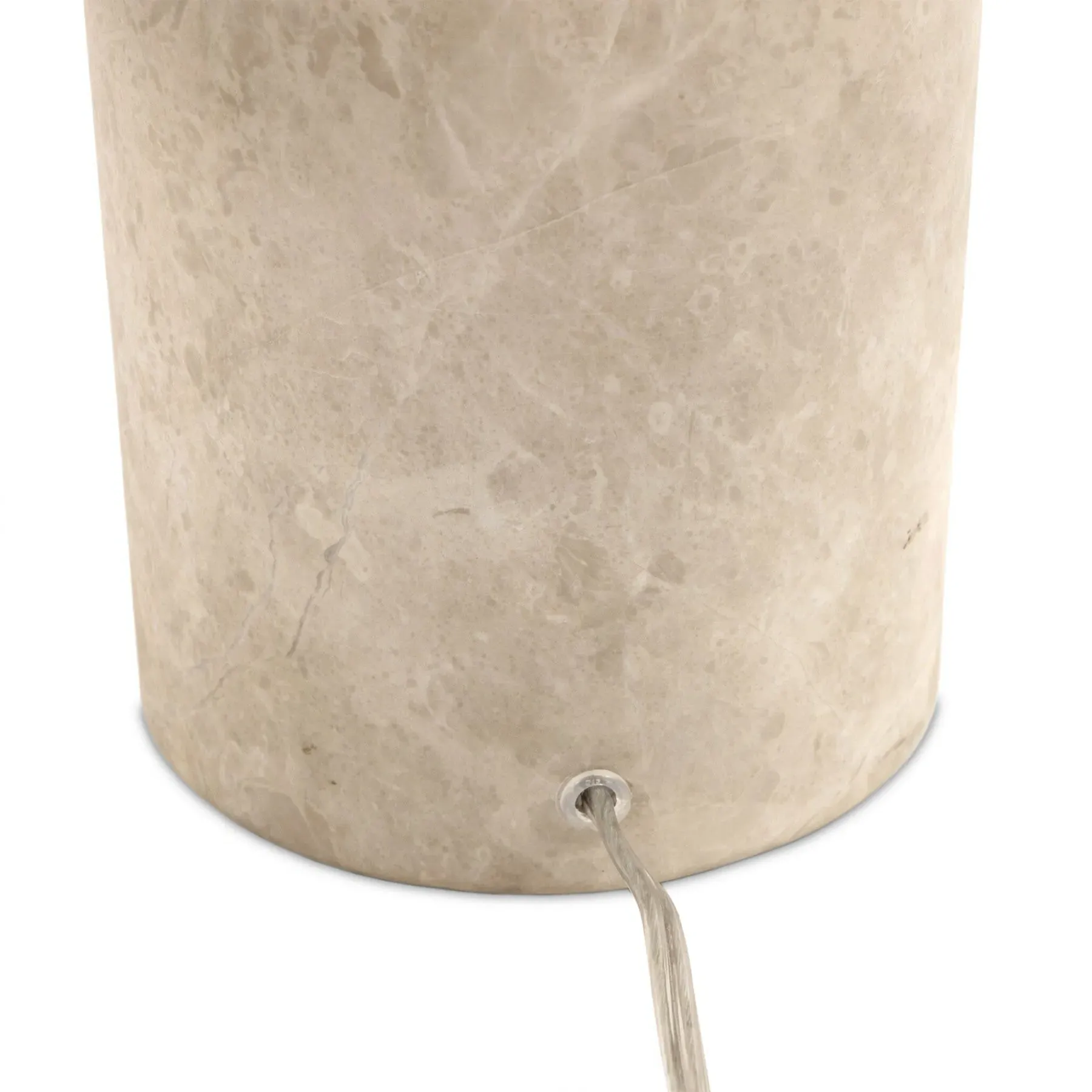 Dover Table Lamp - Taupe, Marble