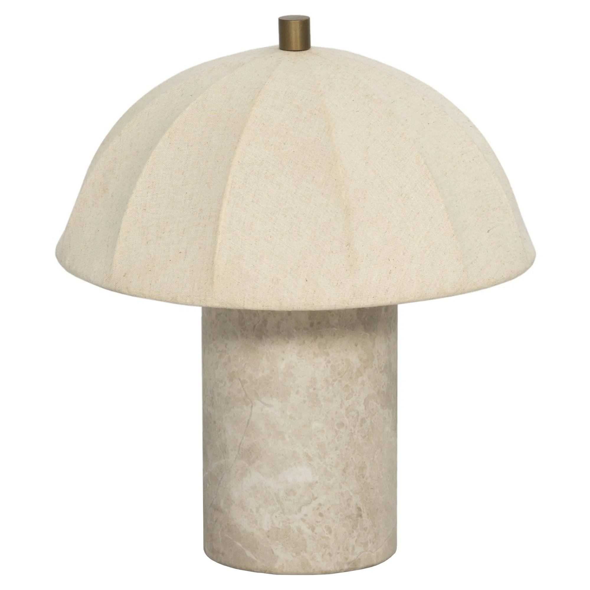 Dover Table Lamp - Taupe, Marble
