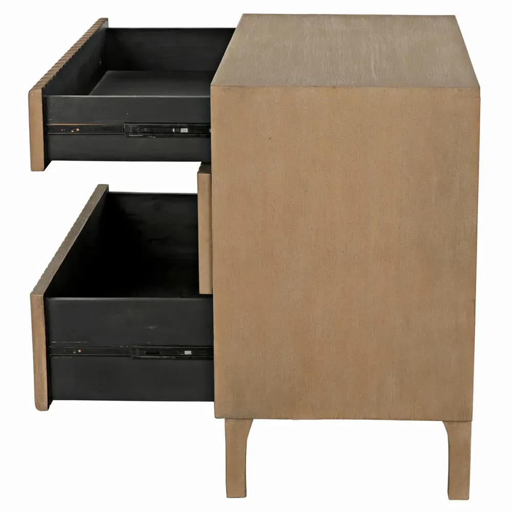 Drake Bachelor Chest Dresser - Weathered Brown, Mahogany