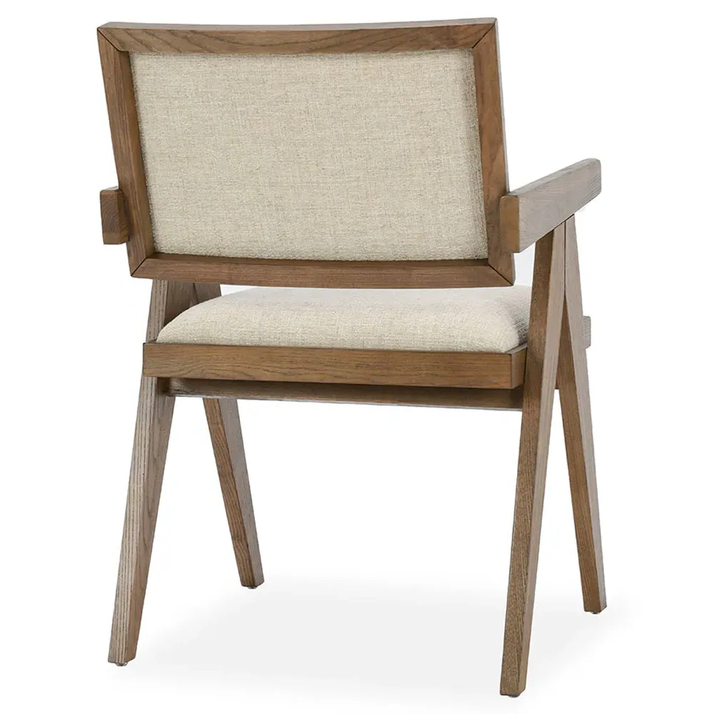 Drew Dining Chair - Beige, Ash Wood