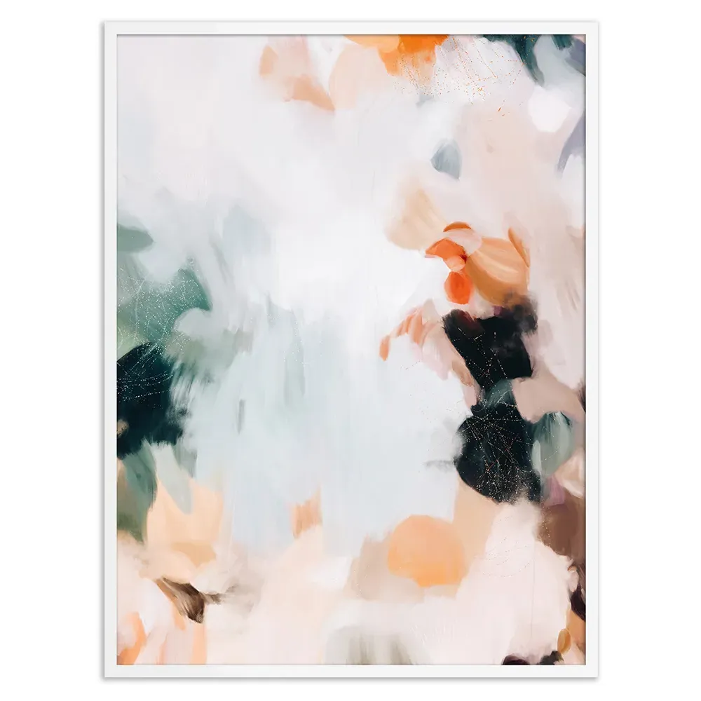 Drew Painting - White Frame, Maplewood