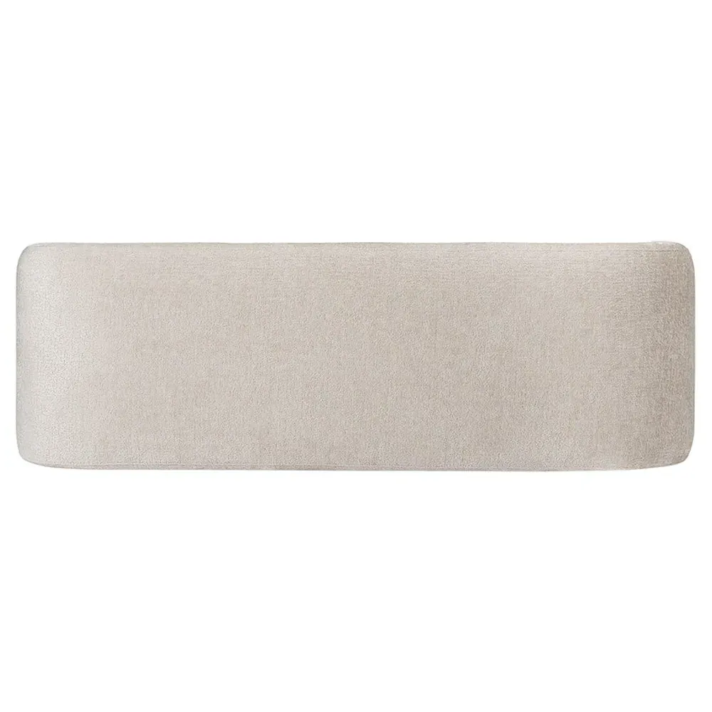 Drottra Arched Bedroom Bench - Taupe