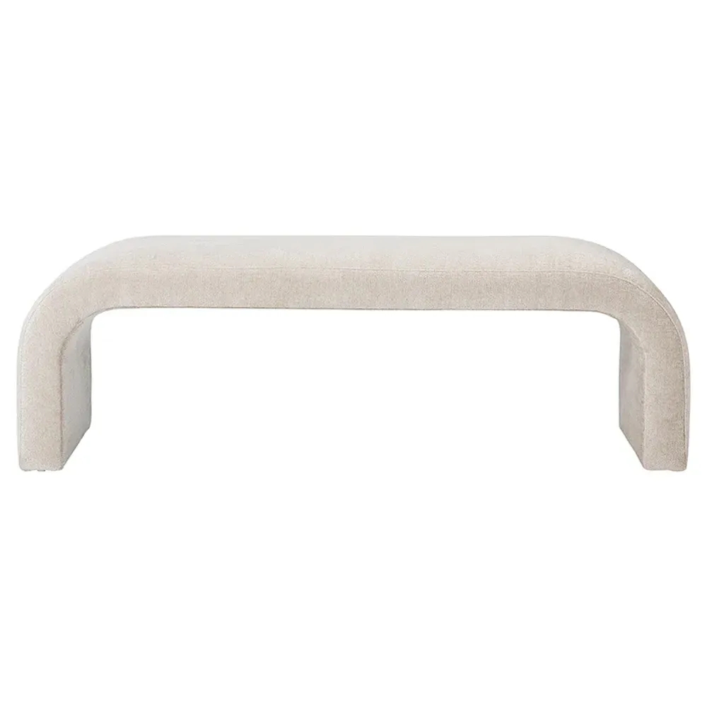 Drottra Arched Bedroom Bench - Taupe image