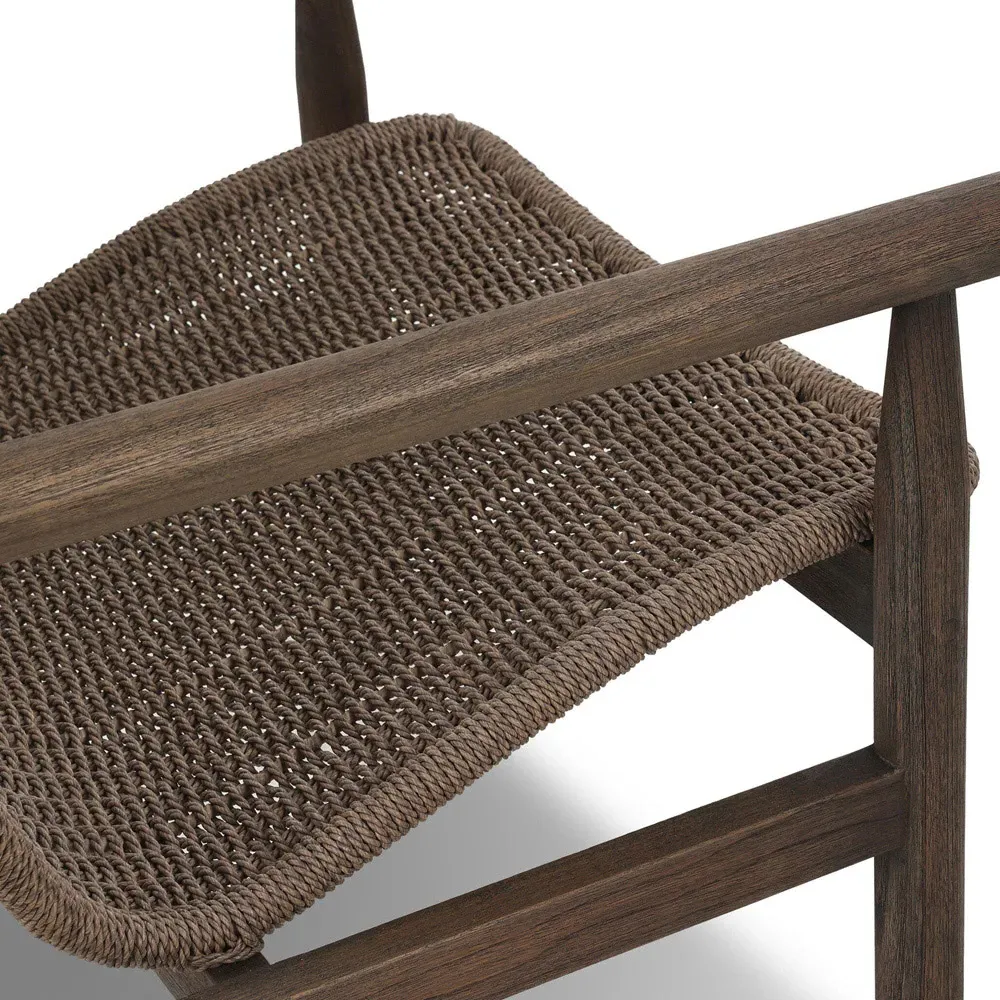 Dume Outdoor Chair - Brown, Teak
