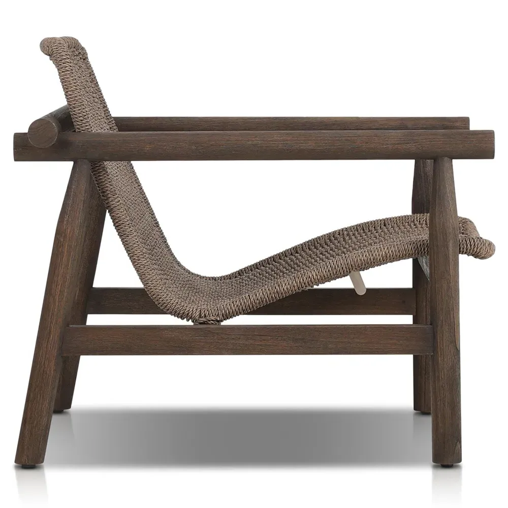 Dume Outdoor Chair - Brown, Teak