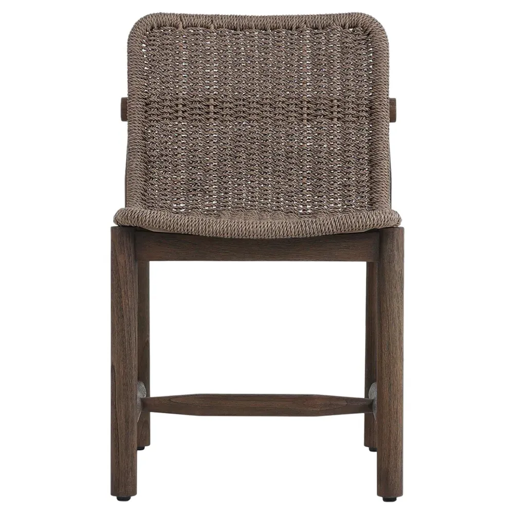 Dume Outdoor Dining Chair - Brown, Teak image
