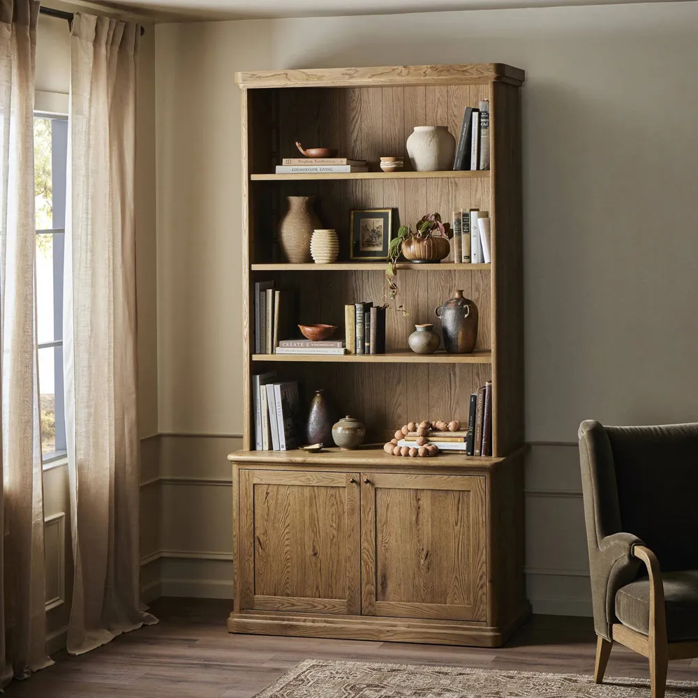 Dumont Cabinet - Worn Oak