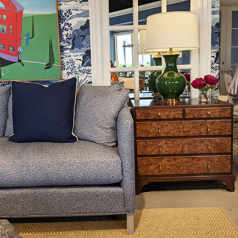 Durham Chest - Brown, Burl Wood