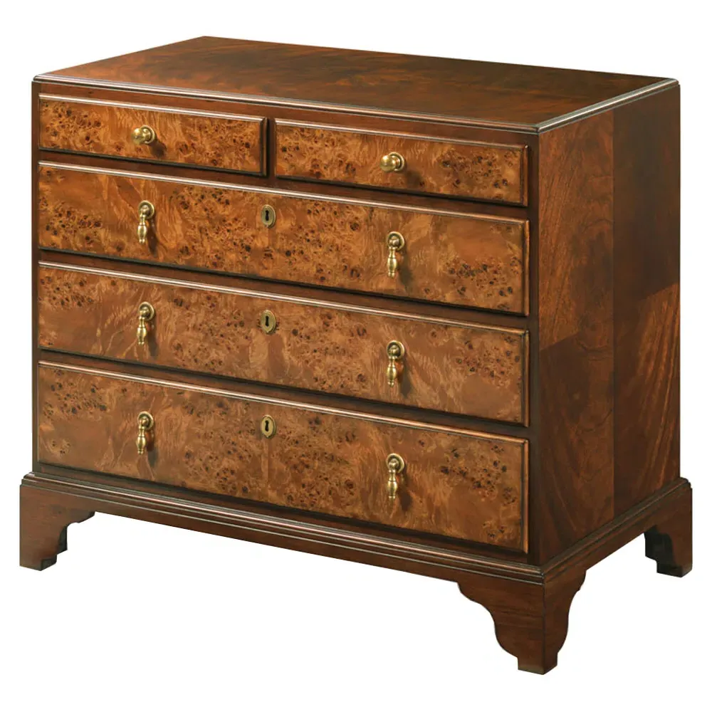 Durham Chest - Brown, Burl Wood image