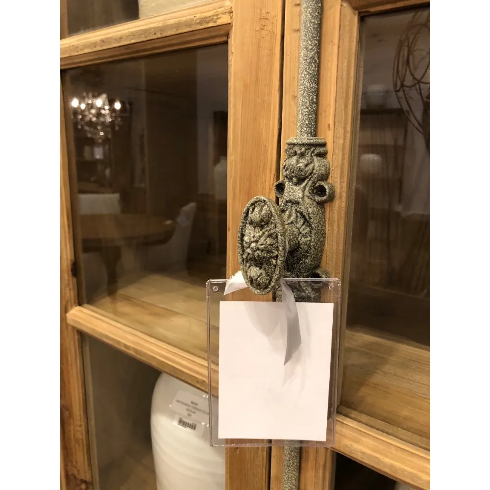 Dustin 6 Door Bookcase - Brown, Pine Wood