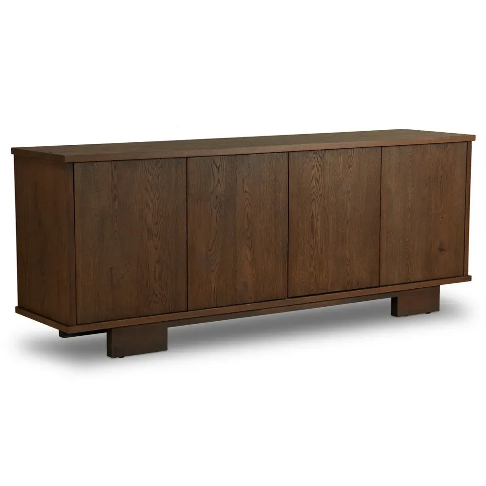 Dutton Media Console - Brown, Oak