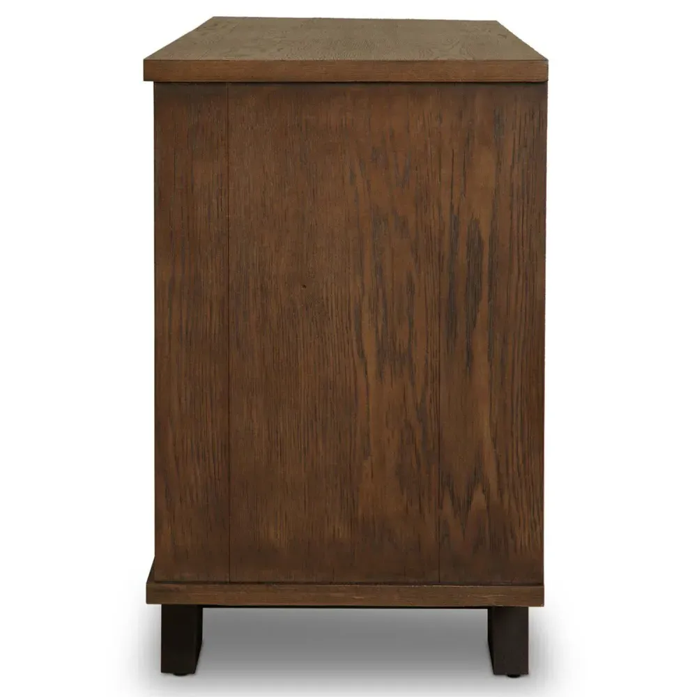 Dutton Media Console - Brown, Oak