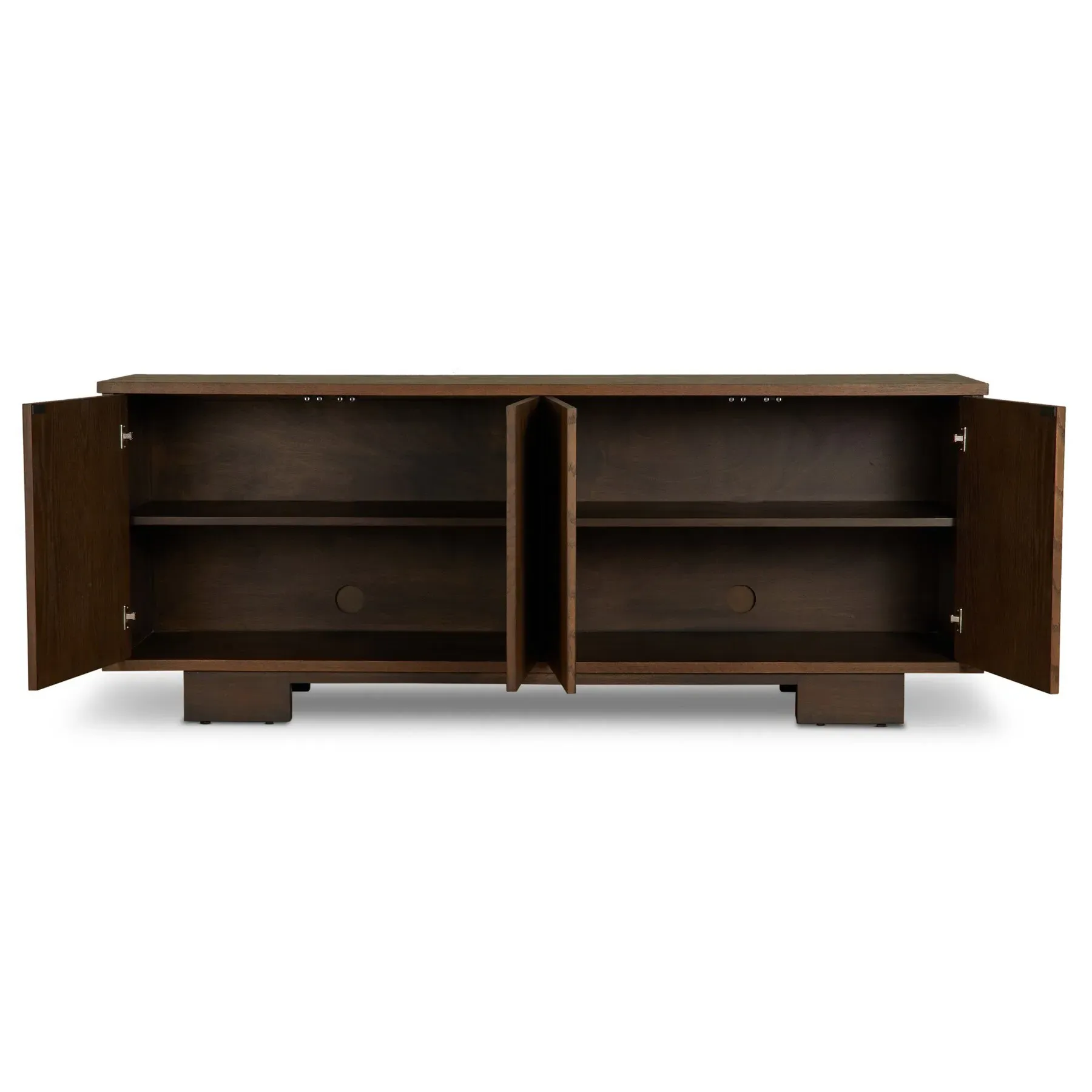 Dutton Media Console - Brown, Oak