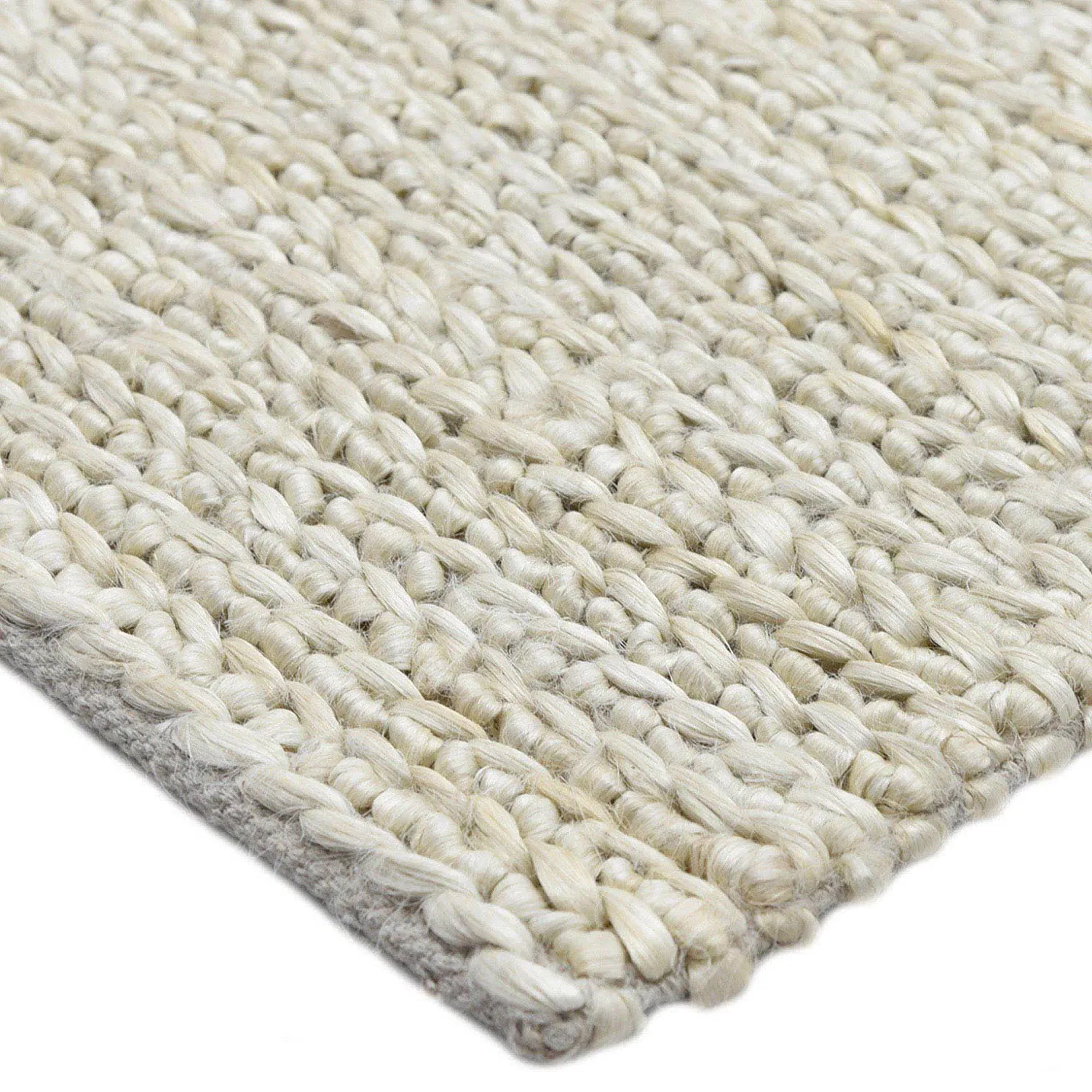 Dwayne Solid Jute Rug - Beige