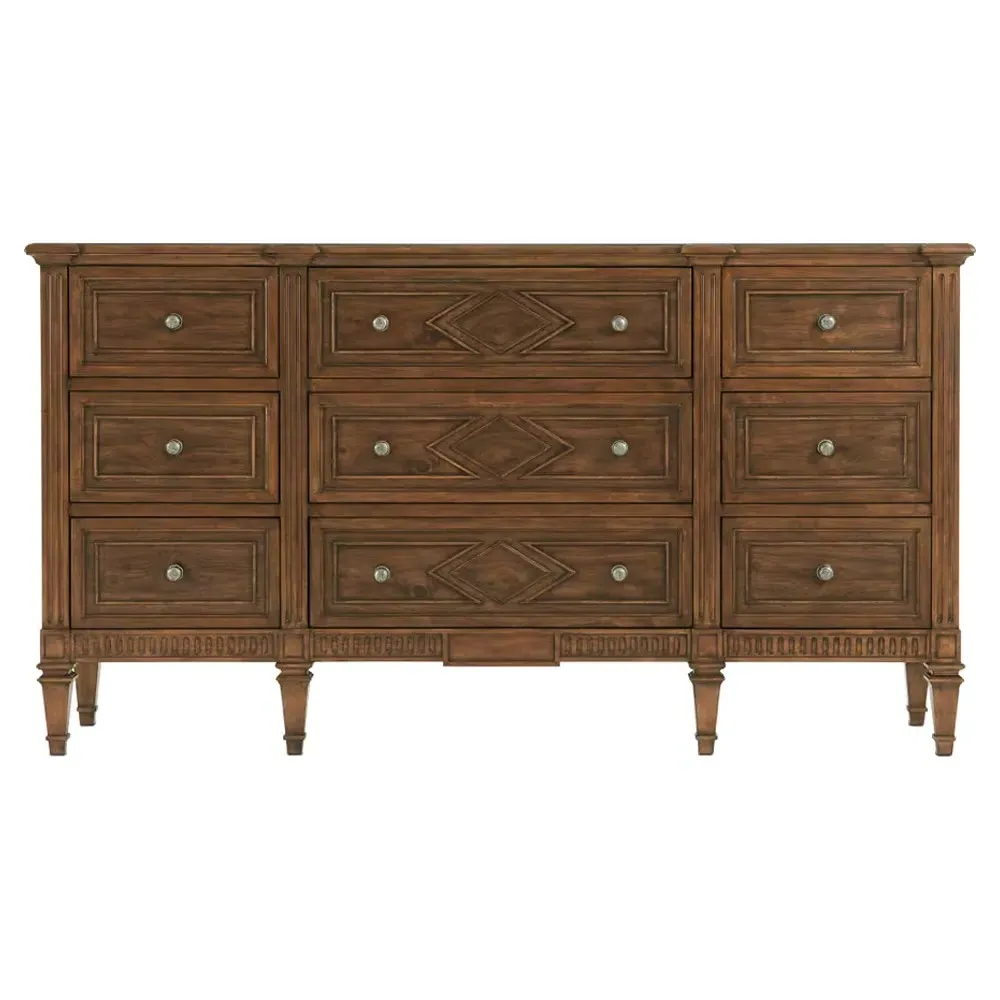 Dylan Triple Dresser - Distressed Brown, Beech Wood image