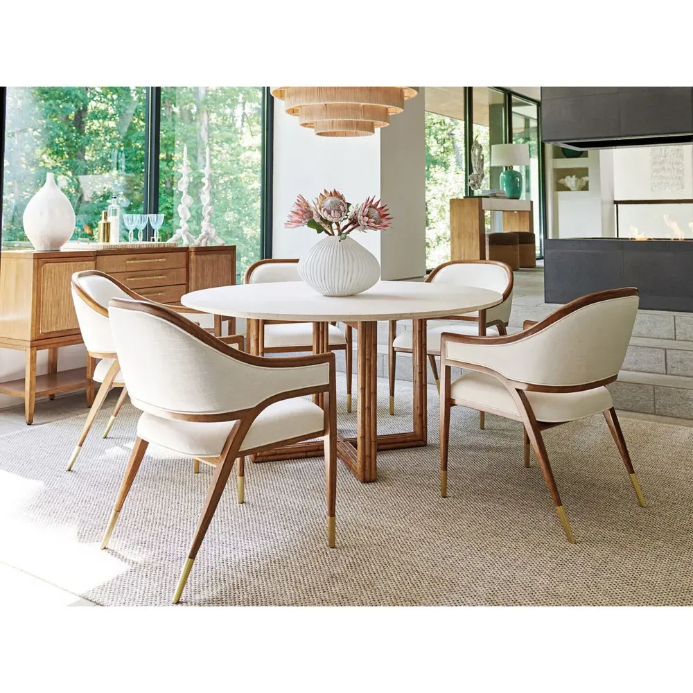 Eagle Falls 4 Drawer Sideboard - Brown, Rattan