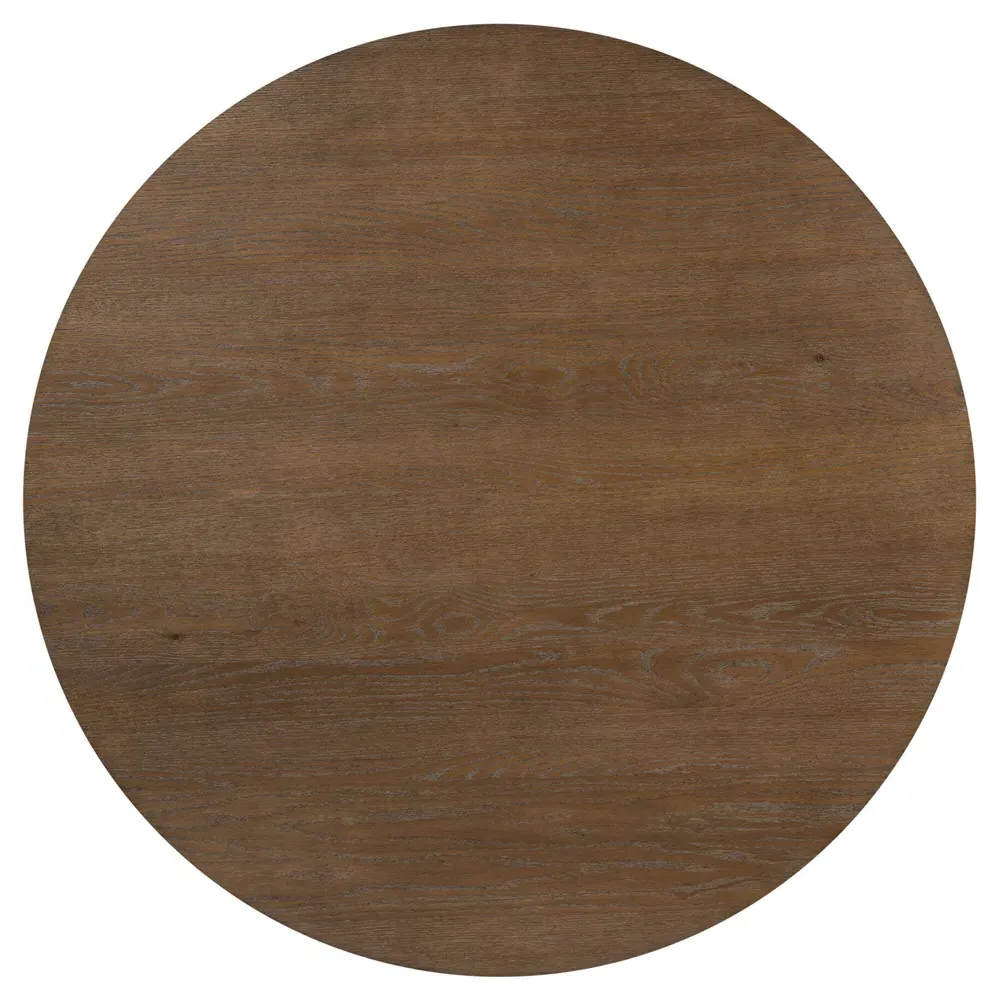 Eastman Round Dining Table - Sienna Oak