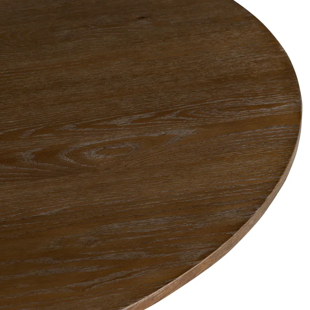 Eastman Round Dining Table - Sienna Oak