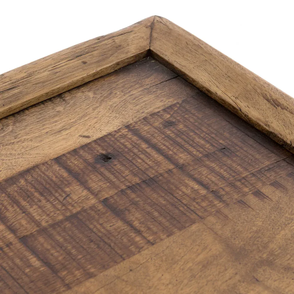 Eckard Square Coffee Table - Brown, Reclaimed Wood