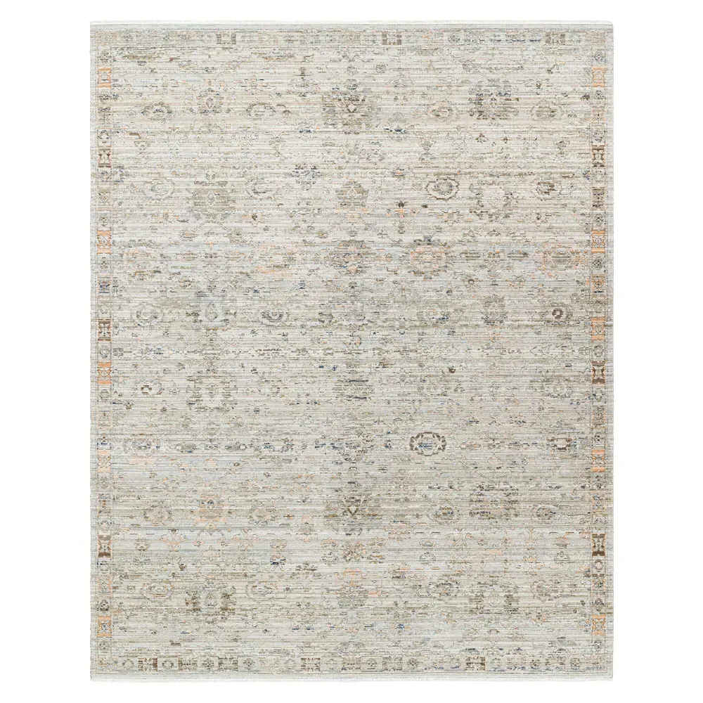 Eden Oushak Patterned Indoor Outdoor Rug - Brown, Polyester