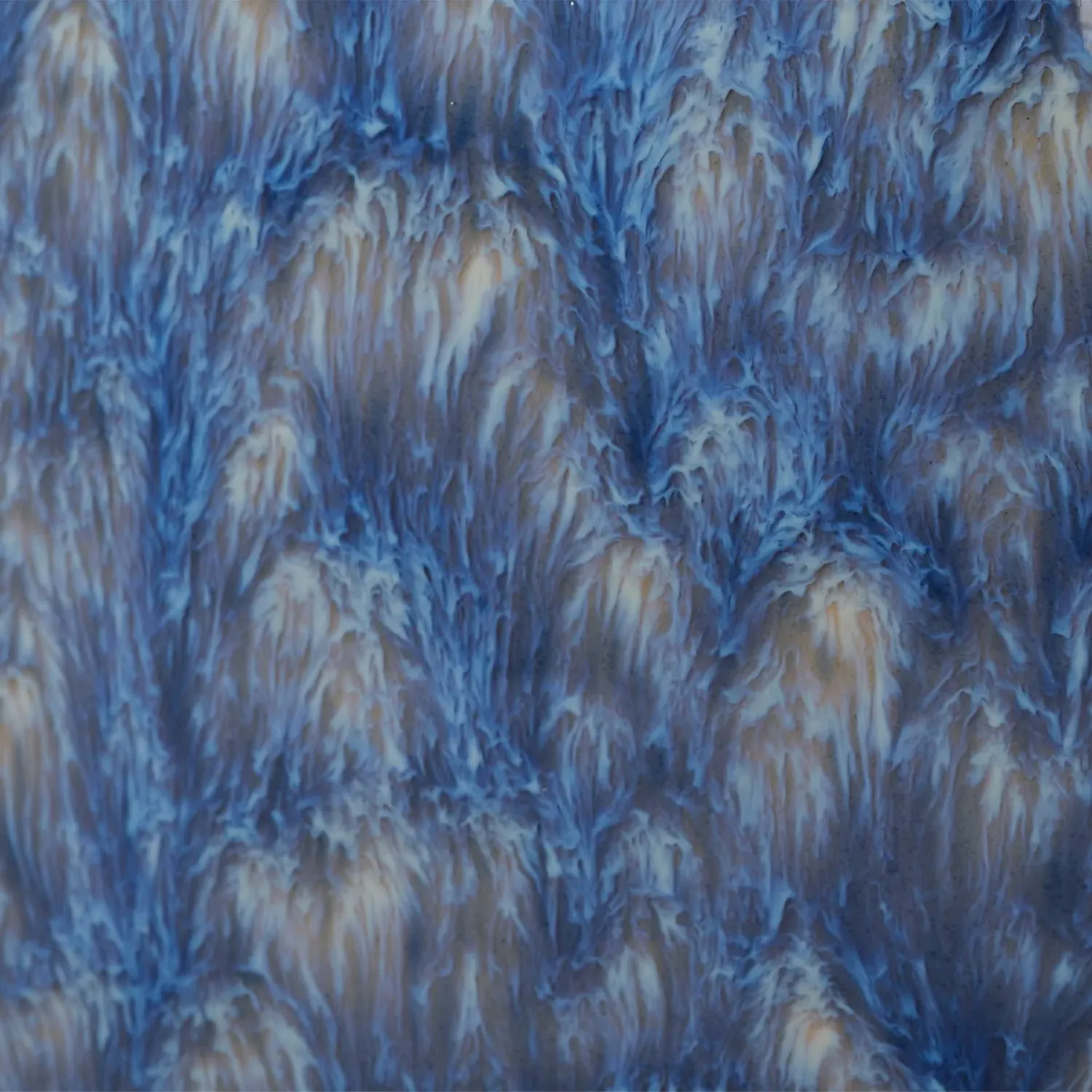 Edie Linen Shade Table Lamp - Blue, Ceramic