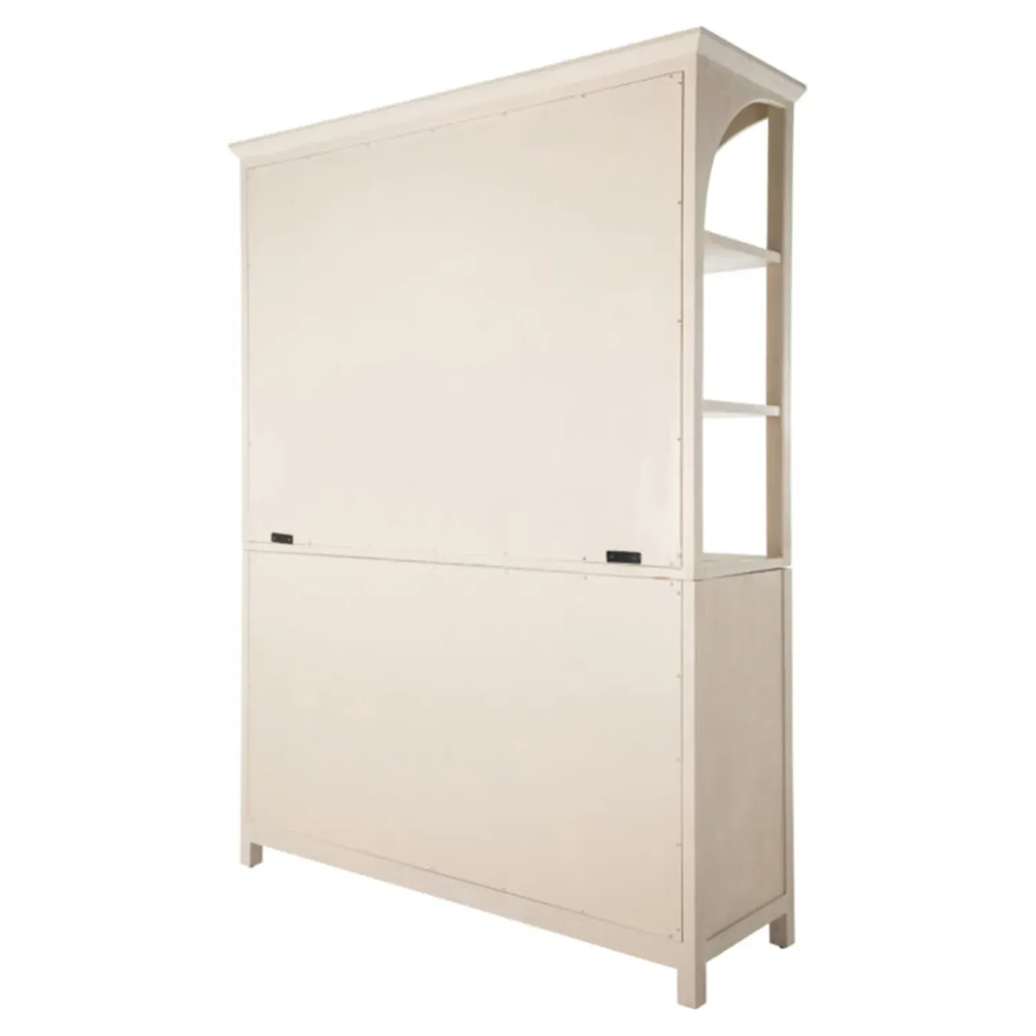 Edison Arched Cabinet - White, Wood