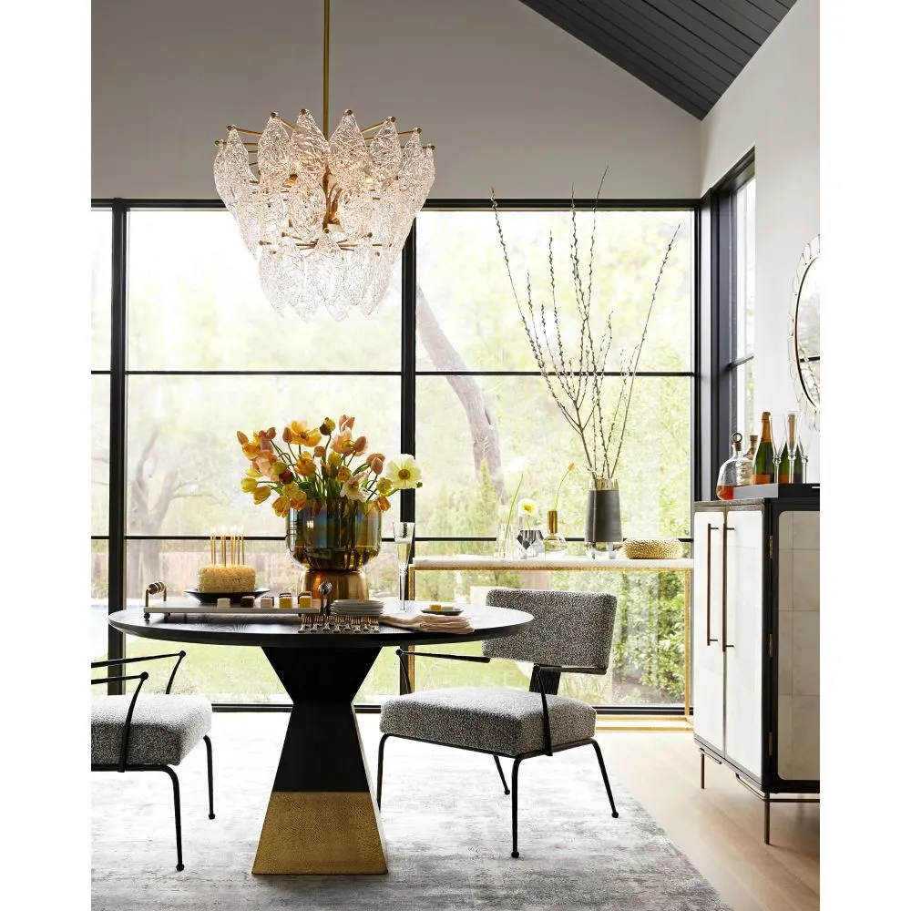 Edison Bar Cabinet - Ebony, Oak Wood