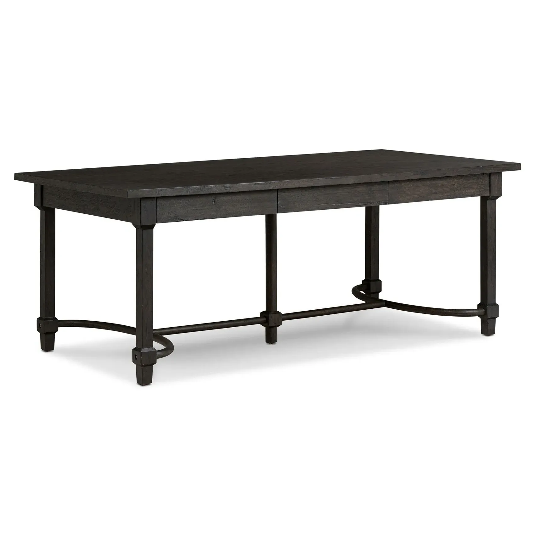 Edison Desk - Smoked Black, Oak