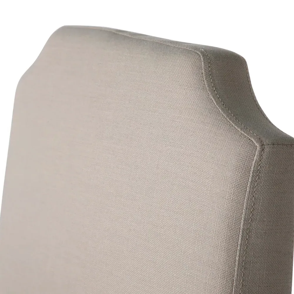 Edmund Slipcovered Dining Side Chair - Beige