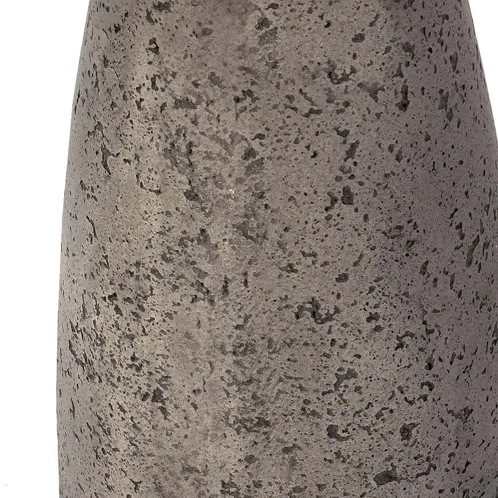 Eduard Round Outdoor Side Table - Dark Grey, Concrete